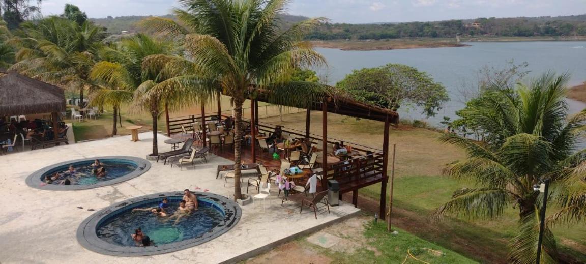 Aldeia Do Lago Caldas Novas Lindo Apt Com Cozinha Mobilia Nova Pode Levar Bebidas Na Area Das Piscinas Exterior foto